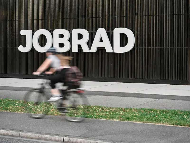 JobRad Campus mit Logo und JobRadlerin